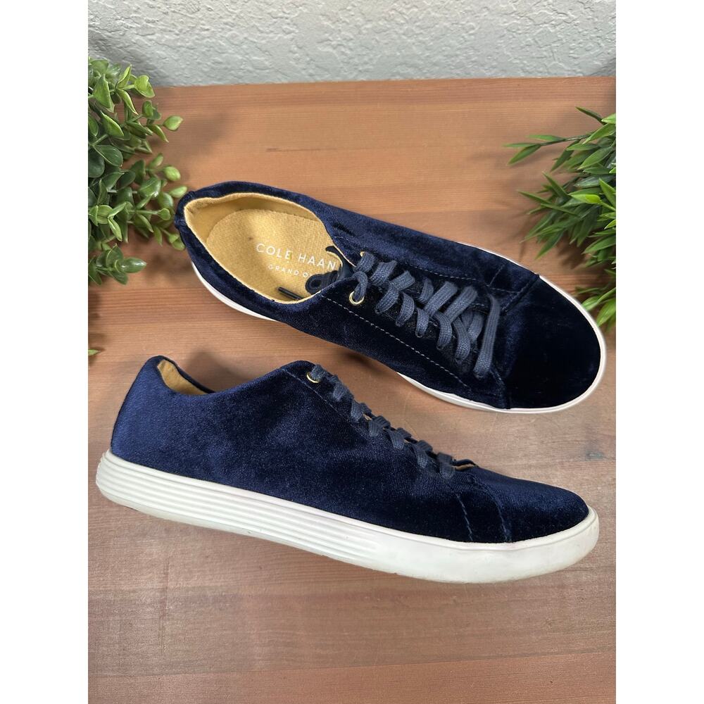 Cole Haan Women's Grand Crosscourt II Velvet Sneakers Size‎ 6.5